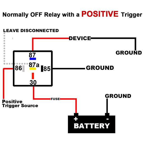 12V Automotive Relay iRhapsody Silver Contact-4