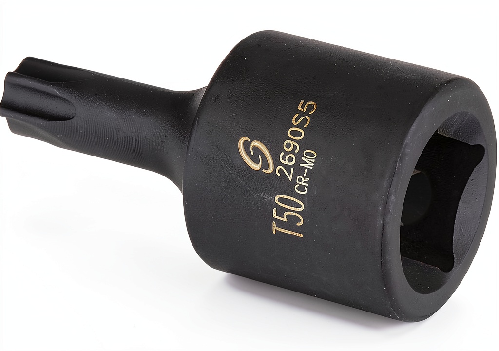 Sunex Tools T50 star socket being used on a car engine