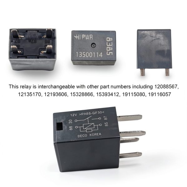 Wevdn Car AC Relay Silver Contact Plug In-2