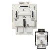 Weasch 12VDC Relay Plug-In Silver Alloy-7