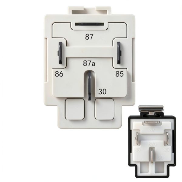 Weasch 12VDC Relay Plug-In Silver Alloy-7