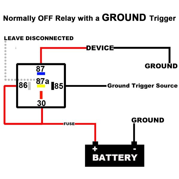 12V Automotive Relay iRhapsody Silver Contact-3
