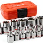 JU JIAN TEC 13-Piece E-Torx Socket Set Chrome Vanadium Steel-0