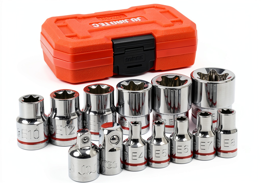 JU JIAN TEC 13-Piece E-Torx Socket Set