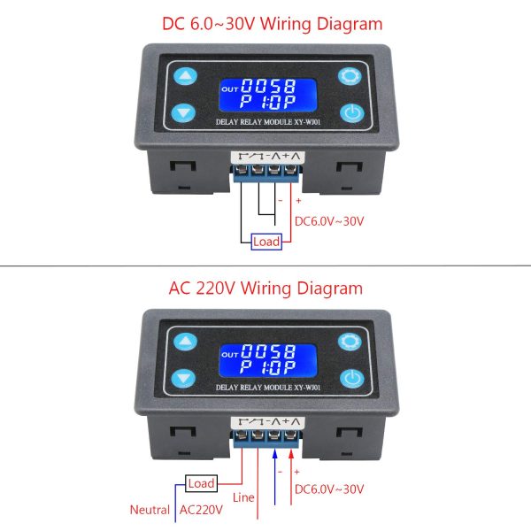 DROK 10A Relay Module Automatic 6V DC Mount-2