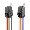 Ronybuy 5 Pin 12V Relay Harness Heavy Duty Copper-0