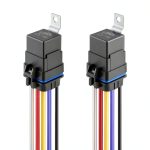 Ronybuy 5 Pin 12V Relay Harness Heavy Duty Copper-0