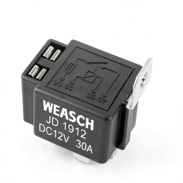 Weasch 12VDC Relay Plug-In Silver Alloy-2