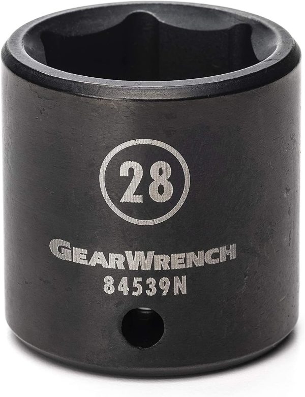 GEARWRENCH 28mm 1/2 inch drive 6 point impact socket-0