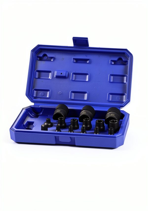 E-Torx Socket Set WORKPRO Chrome Vanadium Steel-5