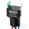 Weasch 12VDC Relay Plug-In Silver Alloy-0