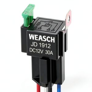 Weasch 12VDC Relay Plug-In Silver Alloy-0