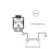 Weasch 12VDC Relay Plug-In Silver Alloy-4
