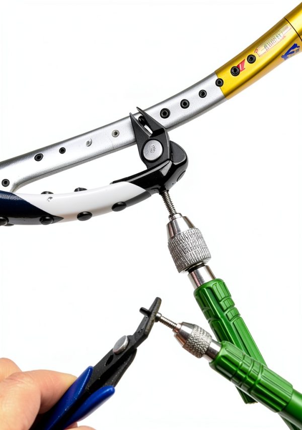 Alomejor Aluminum Grommet Puller for Tennis-5