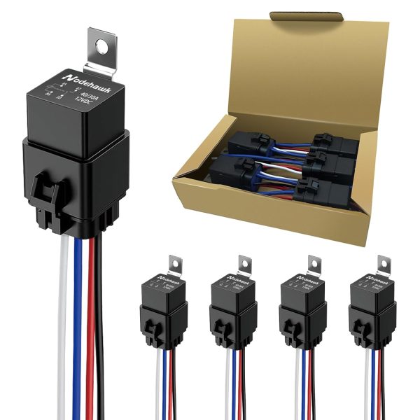 nodehawk 12V Waterproof Relay 4 Pin-0