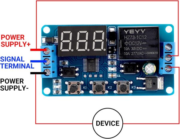 DROK 12V Relay Control Module Relays-2