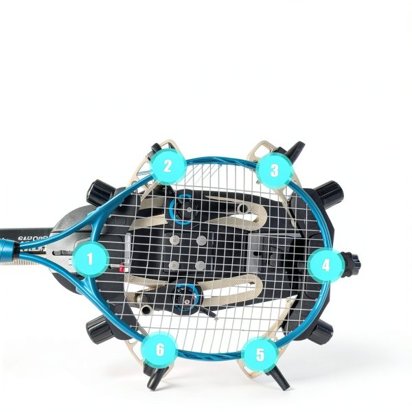 GLOPTIX Tennis Stringing Machine Aluminum Design-5