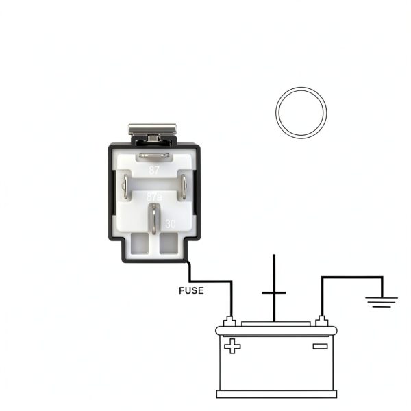 Weasch 12VDC Relay Plug-In Silver Alloy-3
