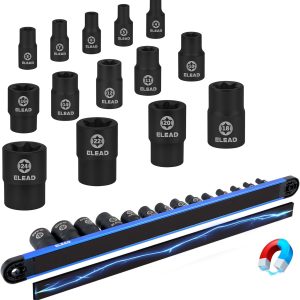ELEAD 14-Piece E-Torx Socket Set Chrome Vanadium Steel-0