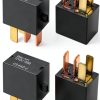 KVAEY Car AC Relay 12V 25A Socket Mount-0