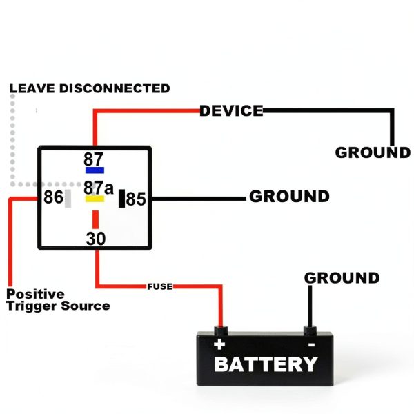 12V Power Relay iRhapsody 60A Socket Mount-4