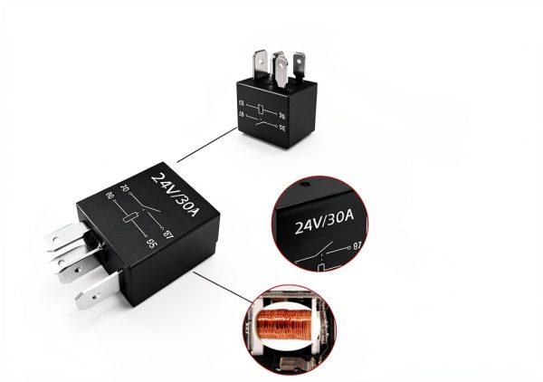 4 Pin Starter Relay Ohleats Copper 12V Auto-3