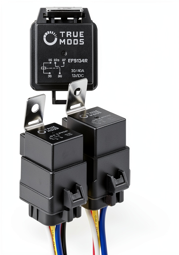 Installing 12V 40A relay in a vehicle engine bay