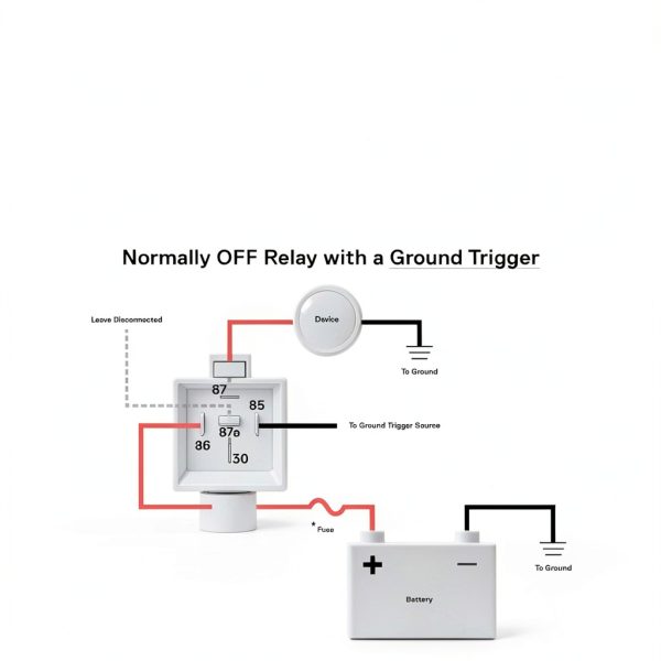 12V 40A Relay Online LED Store Panel Mount 5 Pack-1