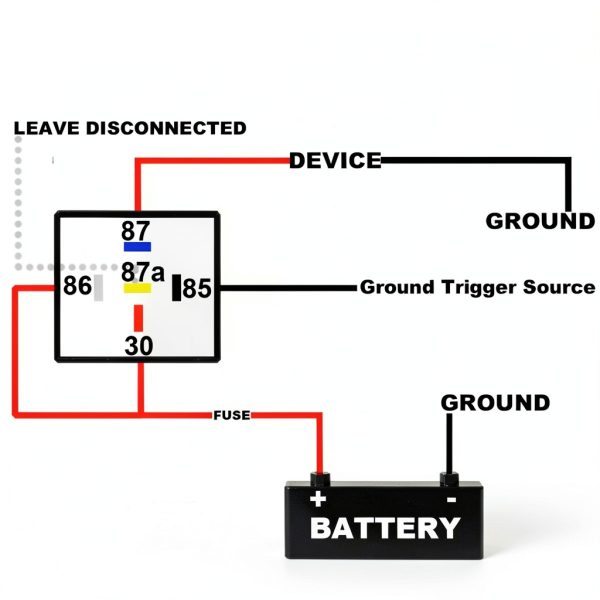 12V Power Relay iRhapsody 60A Socket Mount-3