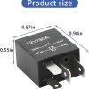 BLAU GRUN Car Relay 5 Pin/4PCS Automotive Relay-1