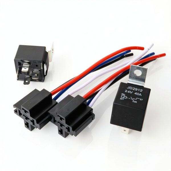 24V Relay Gebildet Automotive Silver Alloy Manual-1