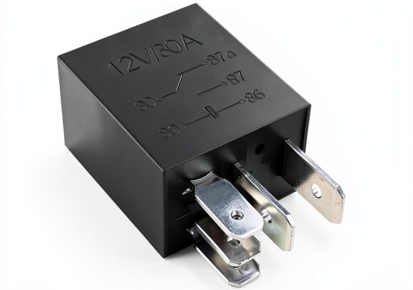 Car Relay BLAU GRUN 30A Silver Alloy Automatic-0