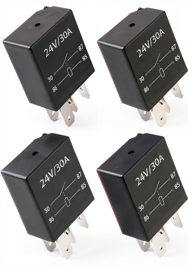 Ohleats 4 Pin Starter Relay 12V 30A Automotive-0