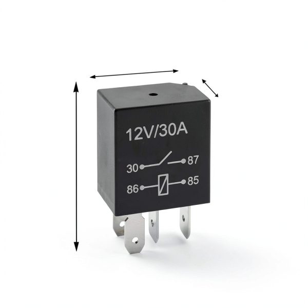 Automotive Relay 4 Pin JOYCOURT 12V 30A-1