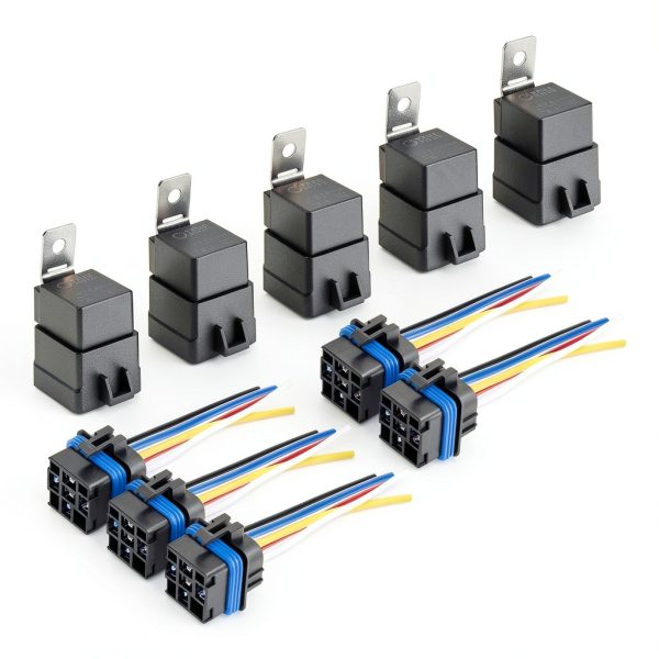 12V 40A Relay Online LED Store Panel Mount 5 Pack-4