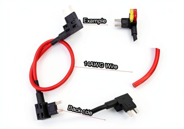 LDCRE TIPM Bypass Cable for Dodge Jeep VW 2007-2016 20A Relay-4