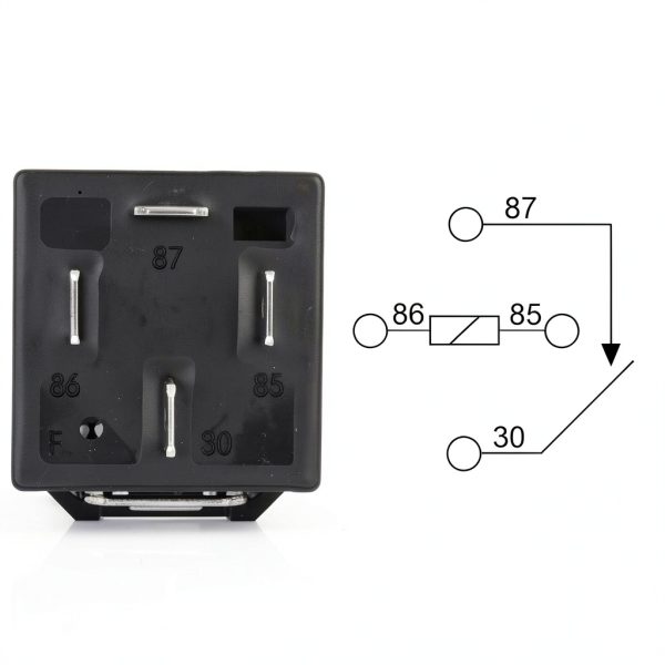 Car Relay JD1912 by Weasch 12V 40A Silver Alloy Plug-In Relay-4