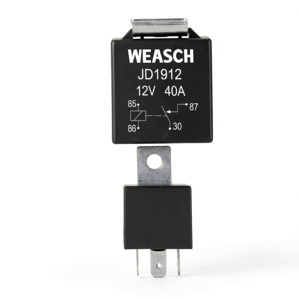 Car Relay JD1912 by Weasch 12V 40A Silver Alloy Plug-In Relay-5