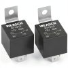 Car Relay JD1912 by Weasch 12V 40A Silver Alloy Plug-In Relay-0