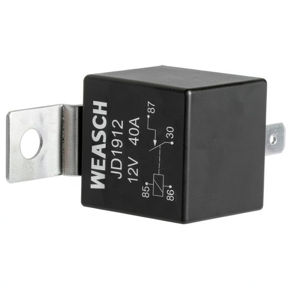 Car Relay JD1912 by Weasch 12V 40A Silver Alloy Plug-In Relay-6