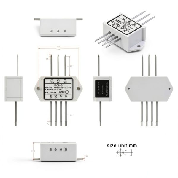 Reversing Relay Module OONO F-1020 10A DC 12V/24V/5V-5