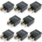 iRhapsody 12V 5 Pin Relay Silver Copper Contacts Plug In Mount-0