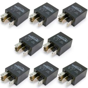 iRhapsody 12V 5 Pin Relay Silver Copper Contacts Plug In Mount-0