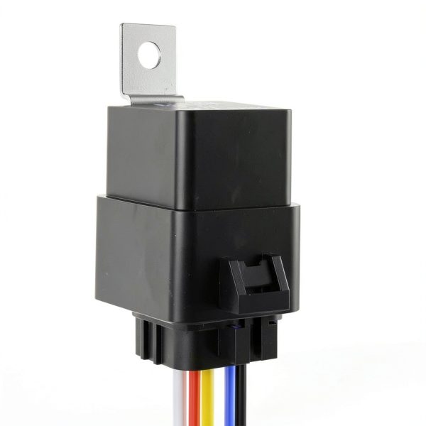 Nilight 30A Automotive Relay 12V DC Waterproof 5-Pin Pre-Wired Harness-1