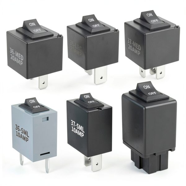 Relay Tester Kit RVMARINEPAT 9038 12V 20A Panel Mount Manual Switch-0