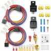 FASTSTORM Dual Electric Fan Relay Kit 60A Automatic Cooling Control-0