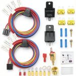 FASTSTORM Dual Electric Fan Relay Kit 60A Automatic Cooling Control-0