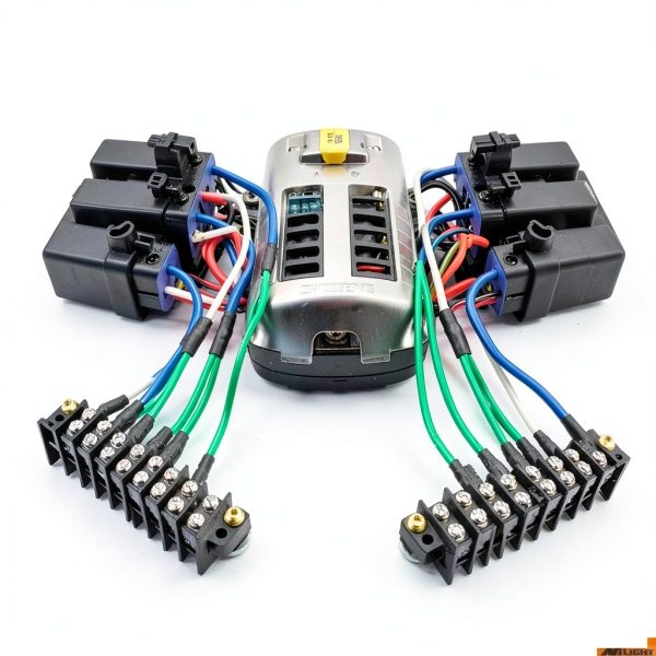 Nilight 30A Automotive Relay 12V DC Waterproof 5-Pin Pre-Wired Harness-5