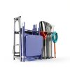 Folding Chair Storage Rack Samrelax Heavy‑Duty Steel Wall Mount-7
