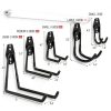 Heavy Duty Garage Hooks SEDY 20‑Pack Steel Wall‑Mount Anti‑Slip-1